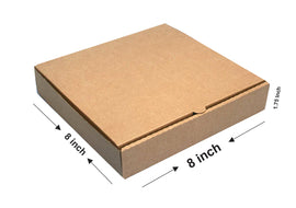 Corrugated Box  Single Wall (3 Ply)  8  X 8 X 1.75  Inch